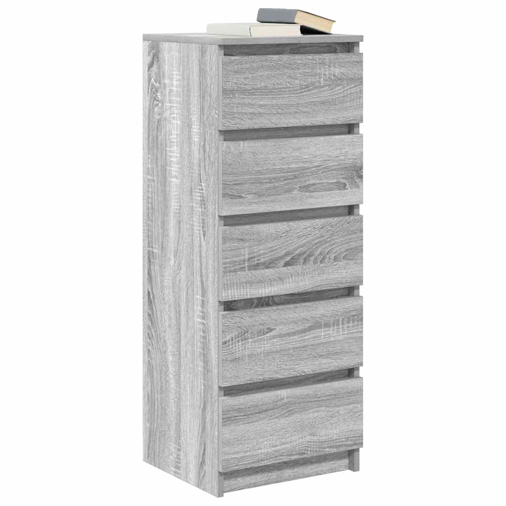 Bufetă cu sertare Gri Sonoma 37,5x35x99 cm Lemn prelucrat GartenMobel Dekor