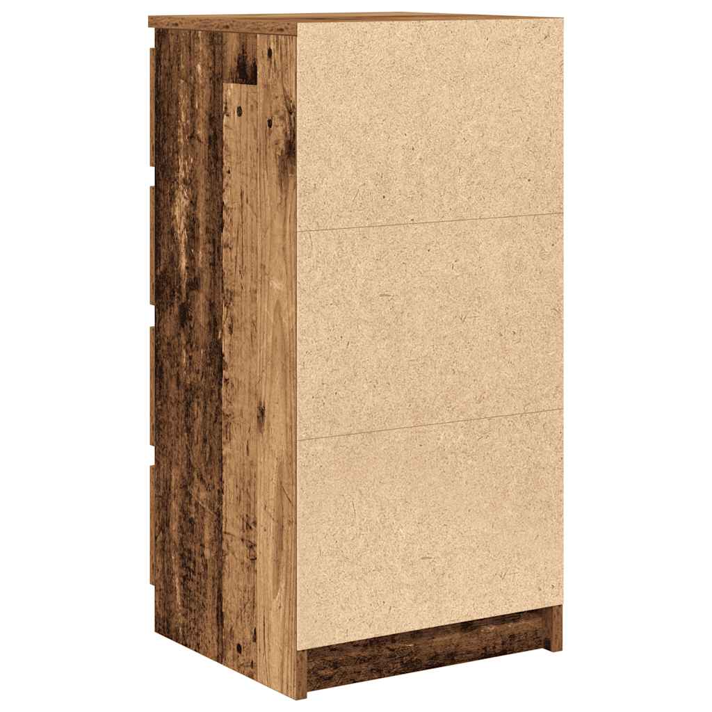 Bufetă cu sertare Lemn vechi 37,5x35x99 cm Lemn prelucrat GartenMobel Dekor
