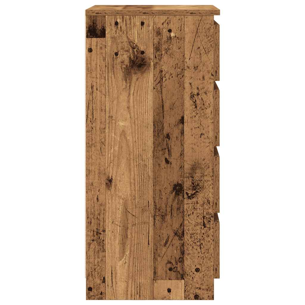 Bufetă cu sertare Lemn vechi 37,5x35x99 cm Lemn prelucrat GartenMobel Dekor