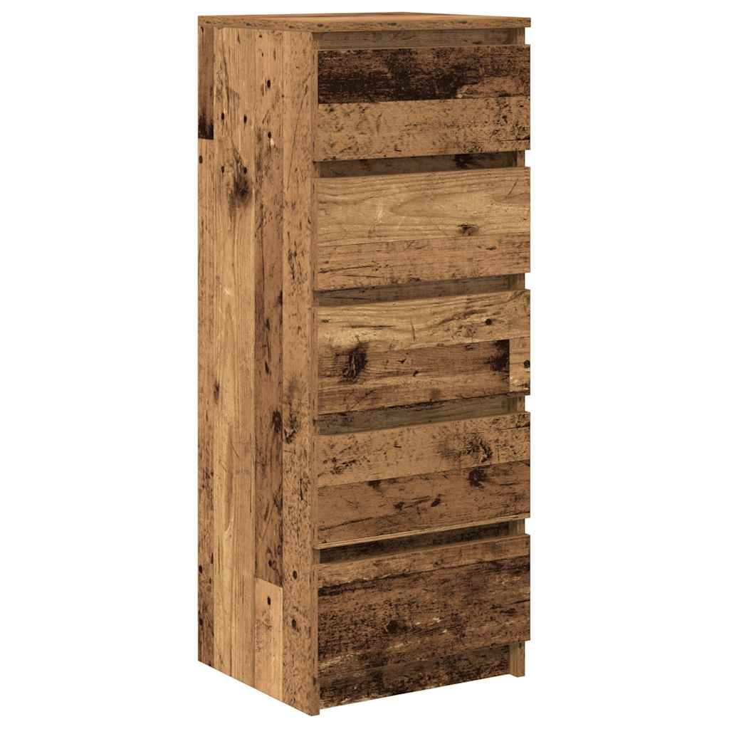 Bufetă cu sertare Lemn vechi 37,5x35x99 cm Lemn prelucrat GartenMobel Dekor