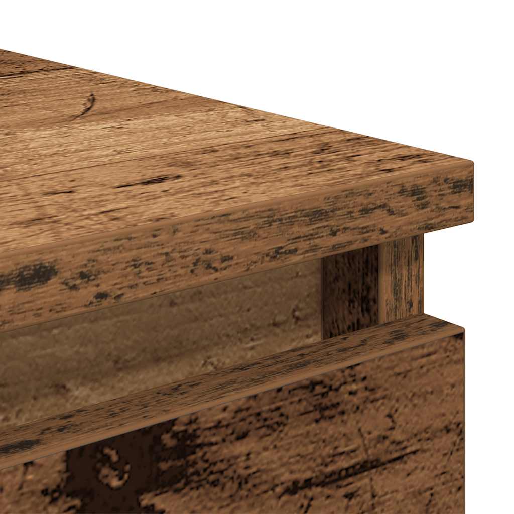Bufetă cu sertare Lemn vechi 37,5x35x99 cm Lemn prelucrat GartenMobel Dekor