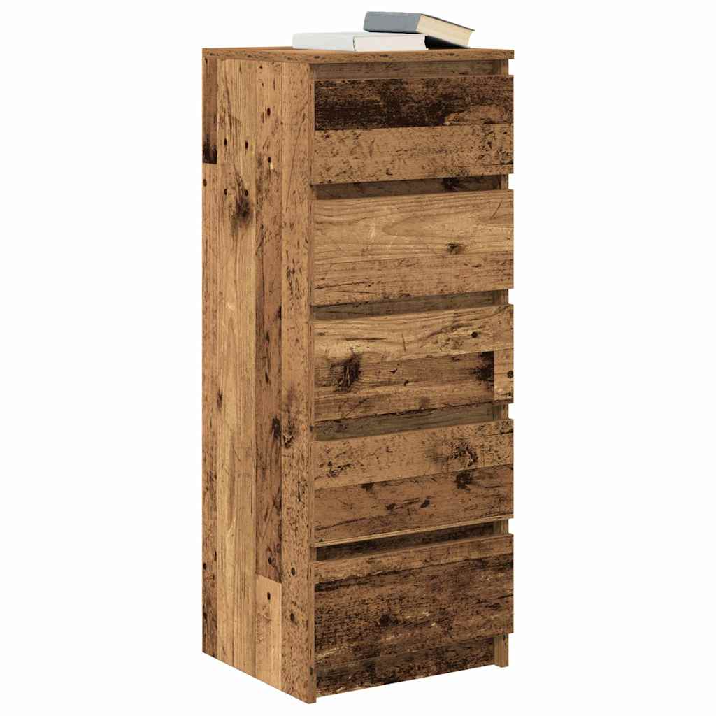 Bufetă cu sertare Lemn vechi 37,5x35x99 cm Lemn prelucrat GartenMobel Dekor