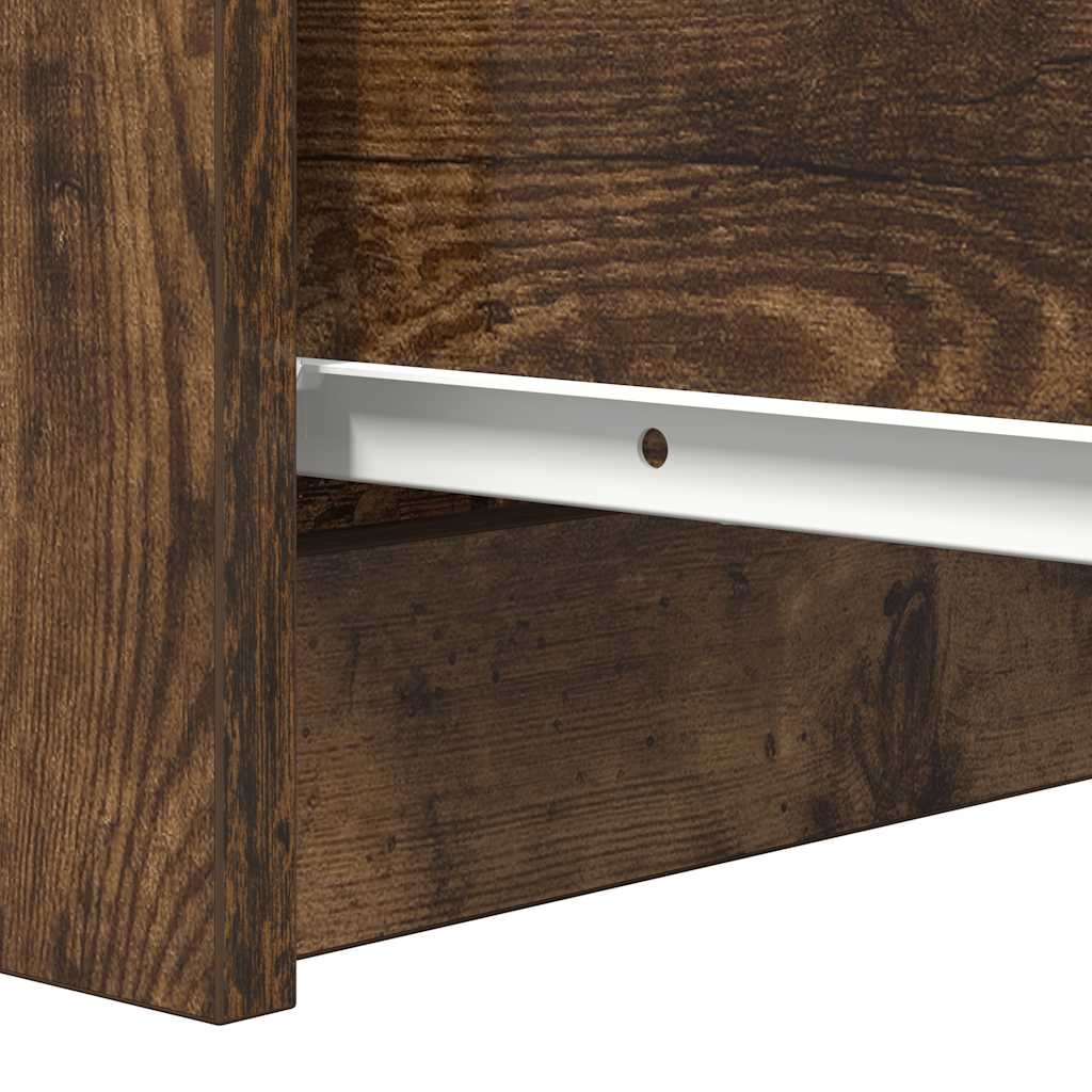 Bufetă cu sertare Stejar afumat 37,5x35x99 cm Lemn prelucrat GartenMobel Dekor