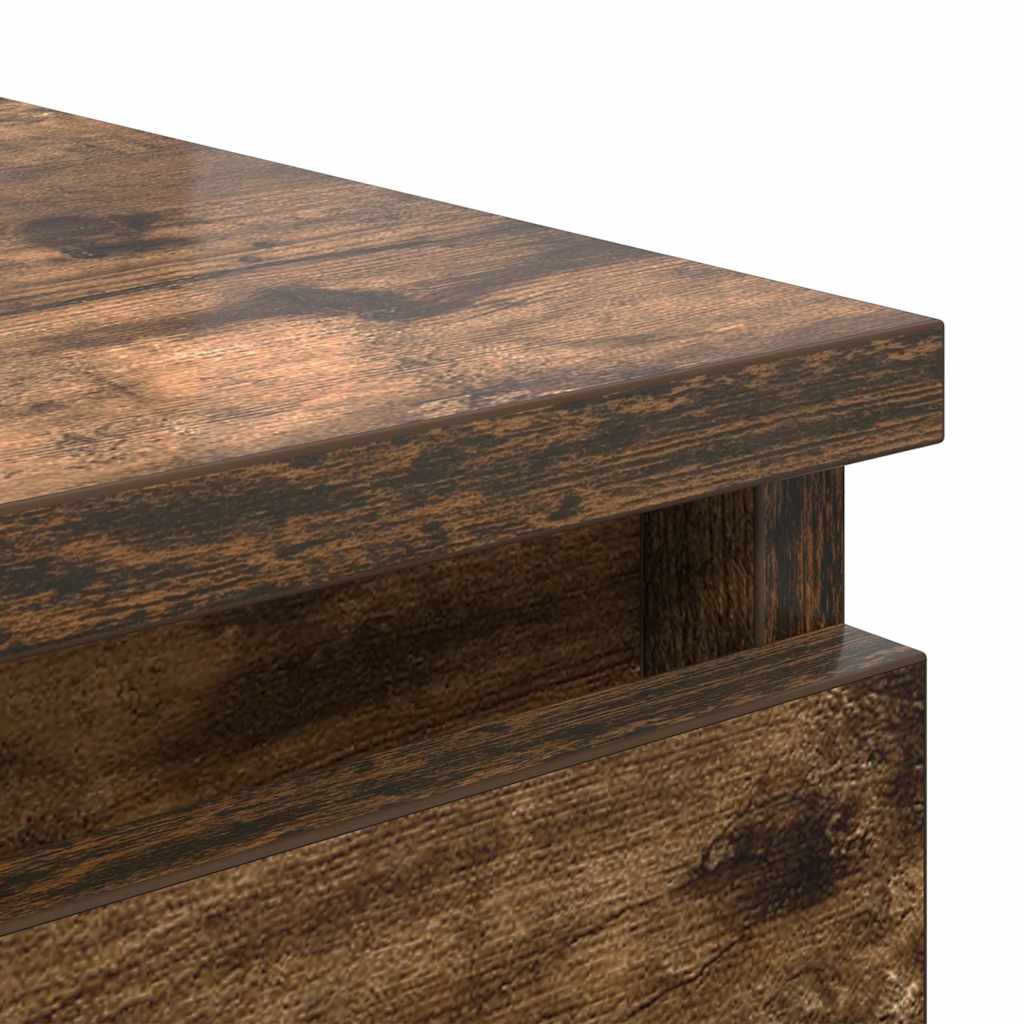 Bufetă cu sertare Stejar afumat 37,5x35x99 cm Lemn prelucrat GartenMobel Dekor