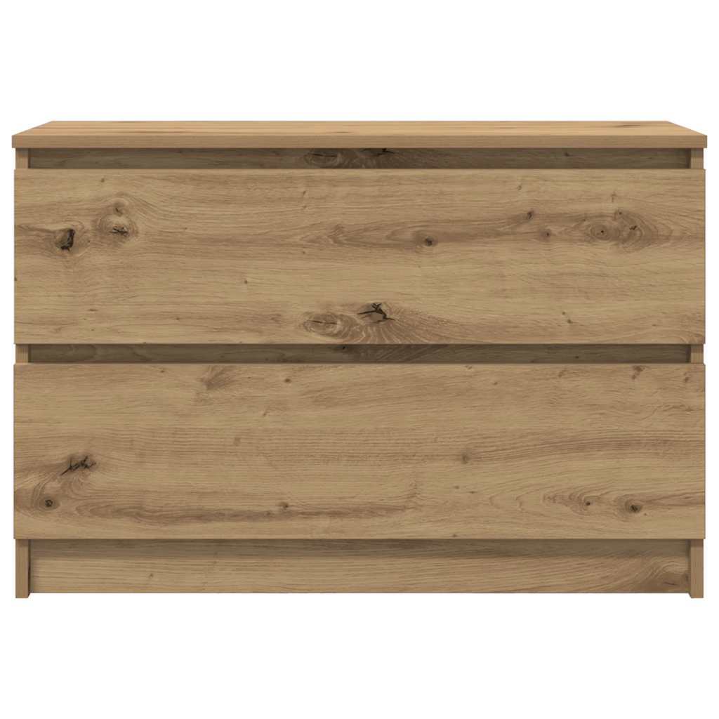 Dulap TV Artisan Stejar 80x35x54 cm Lemn prelucrat GartenMobel Dekor