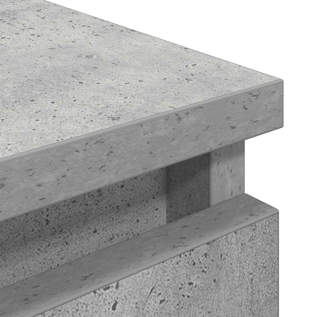 Dulap TV Beton Gri 80x35x54 cm Lemn prelucrat GartenMobel Dekor
