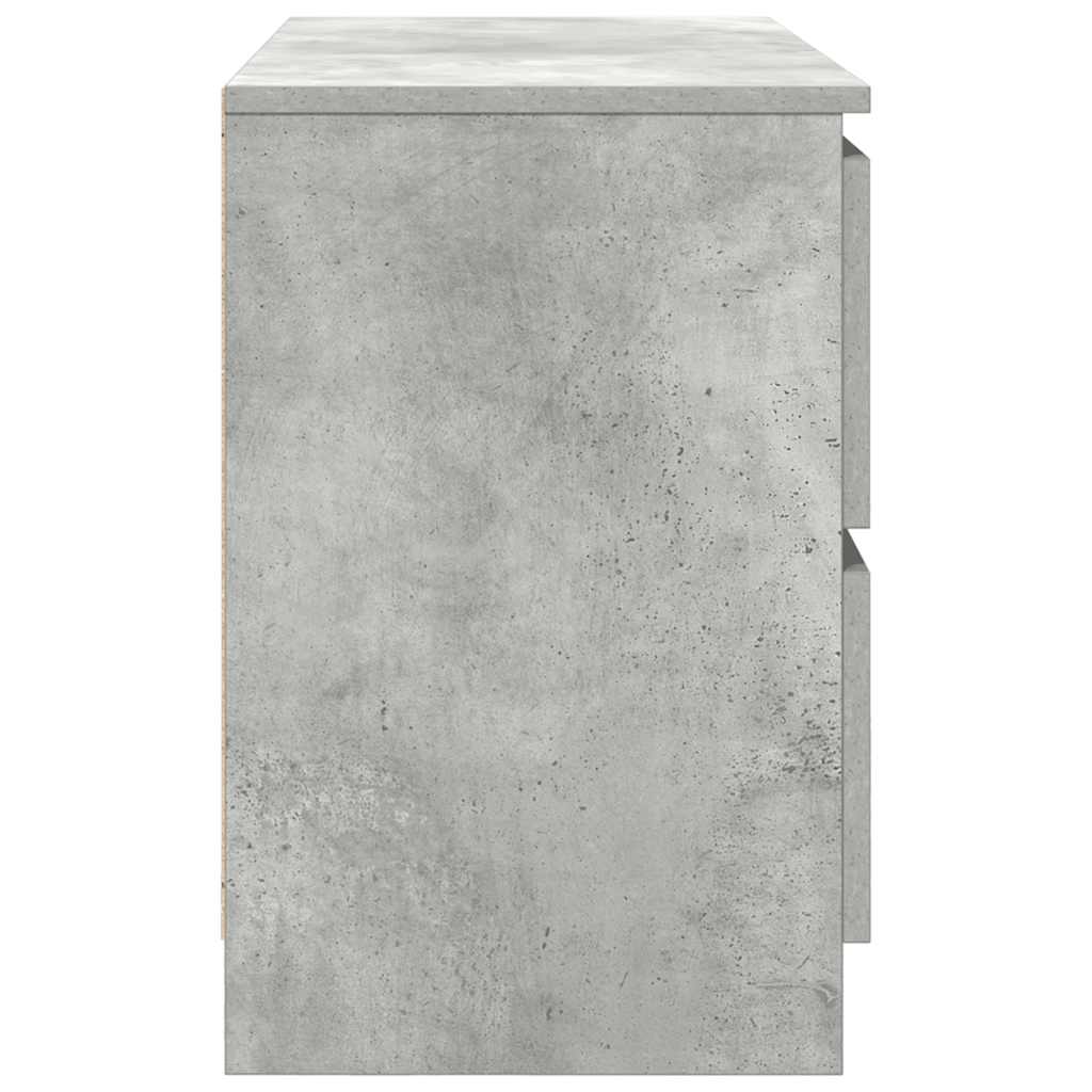 Dulap TV Beton Gri 80x35x54 cm Lemn prelucrat GartenMobel Dekor