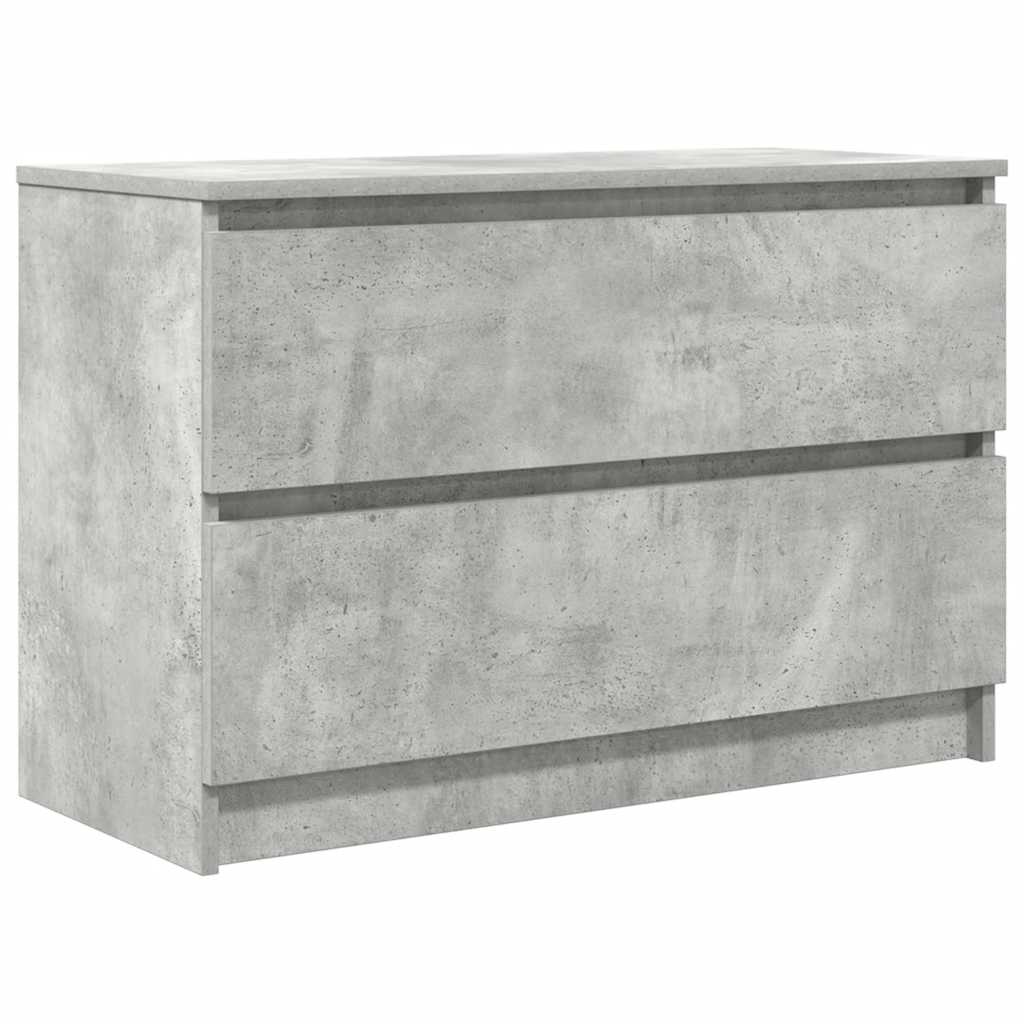 Dulap TV Beton Gri 80x35x54 cm Lemn prelucrat GartenMobel Dekor
