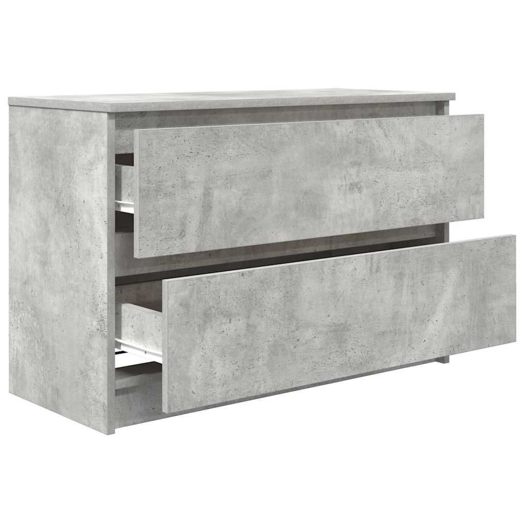 Dulap TV Beton Gri 80x35x54 cm Lemn prelucrat GartenMobel Dekor