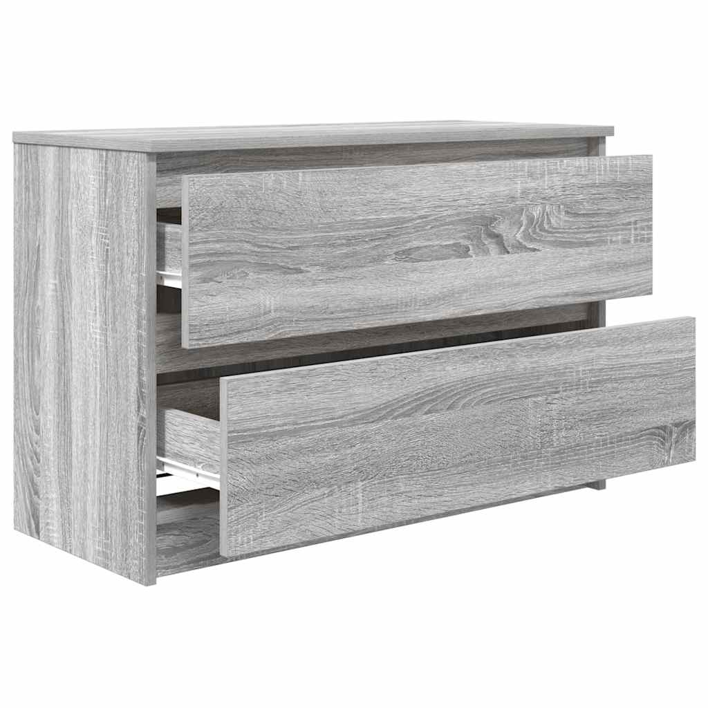Dulap TV Gri Sonoma 80x35x54 cm lemn prelucrat GartenMobel Dekor
