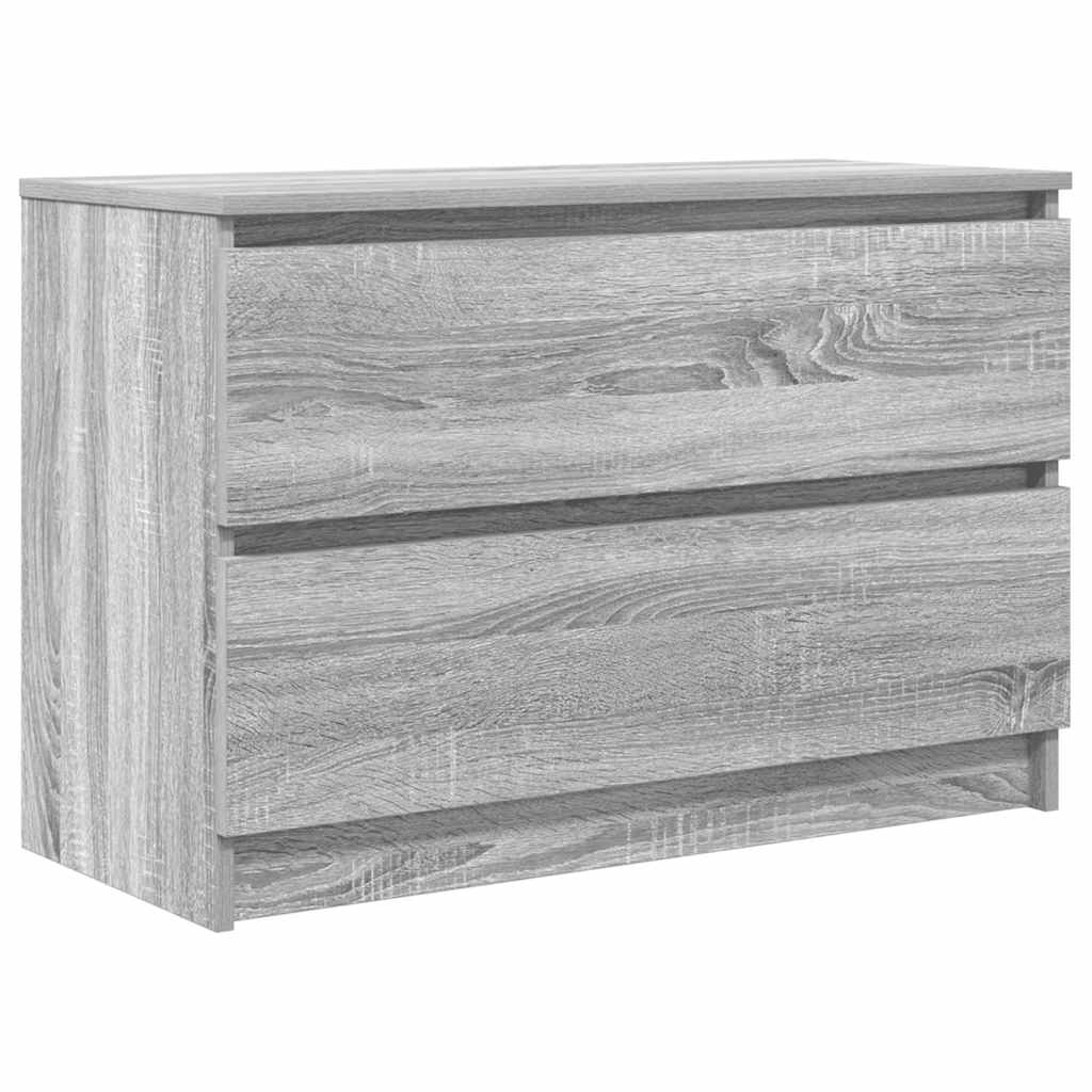 Dulap TV Gri Sonoma 80x35x54 cm lemn prelucrat GartenMobel Dekor