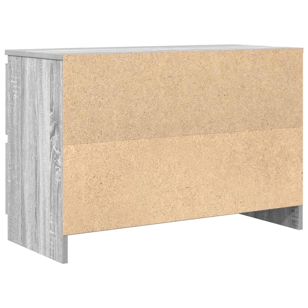 Dulap TV Gri Sonoma 80x35x54 cm lemn prelucrat GartenMobel Dekor
