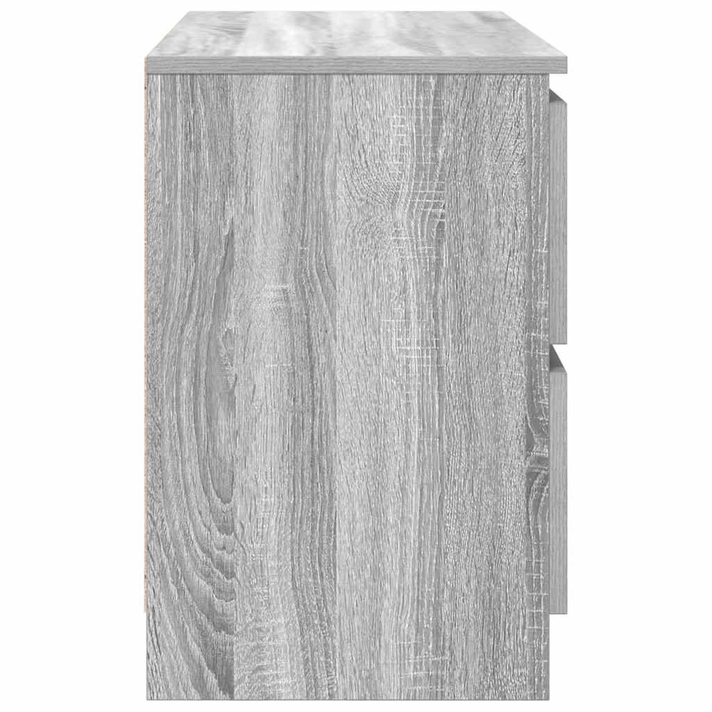 Dulap TV Gri Sonoma 80x35x54 cm lemn prelucrat GartenMobel Dekor