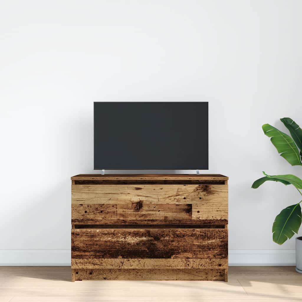 Dulap TV Lemn vechi 80x35x54 cm Lemn prelucrat GartenMobel Dekor