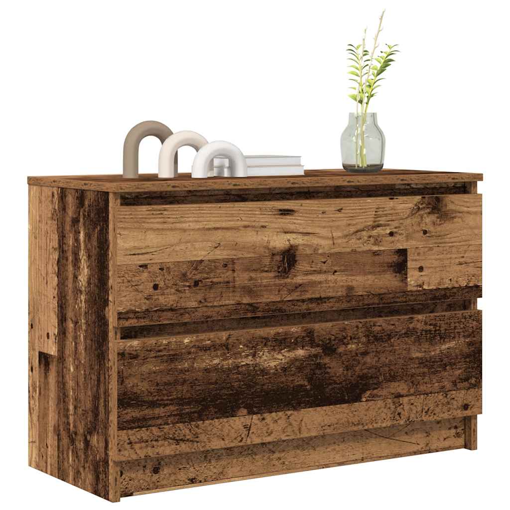 Dulap TV Lemn vechi 80x35x54 cm Lemn prelucrat GartenMobel Dekor
