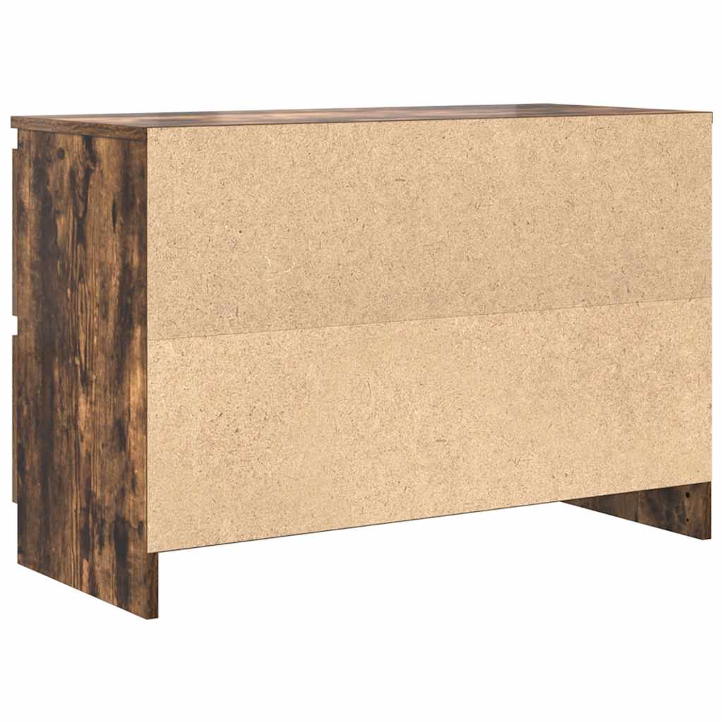 Dulap TV Stejar afumat 80x35x54 cm Lemn prelucrat GartenMobel Dekor