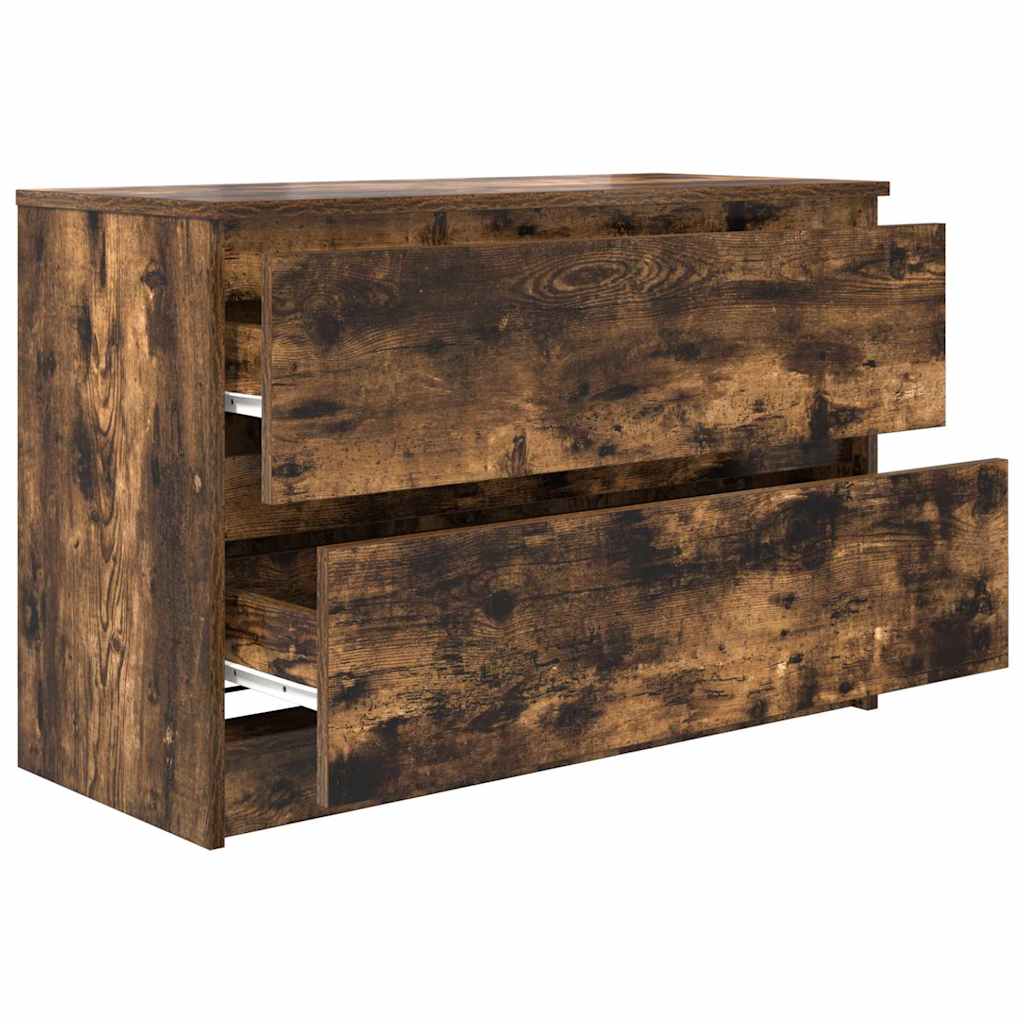 Dulap TV Stejar afumat 80x35x54 cm Lemn prelucrat GartenMobel Dekor