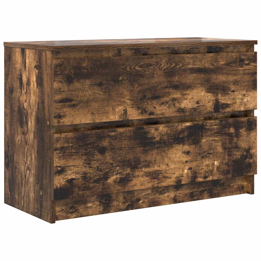 Dulap TV Stejar afumat 80x35x54 cm Lemn prelucrat GartenMobel Dekor