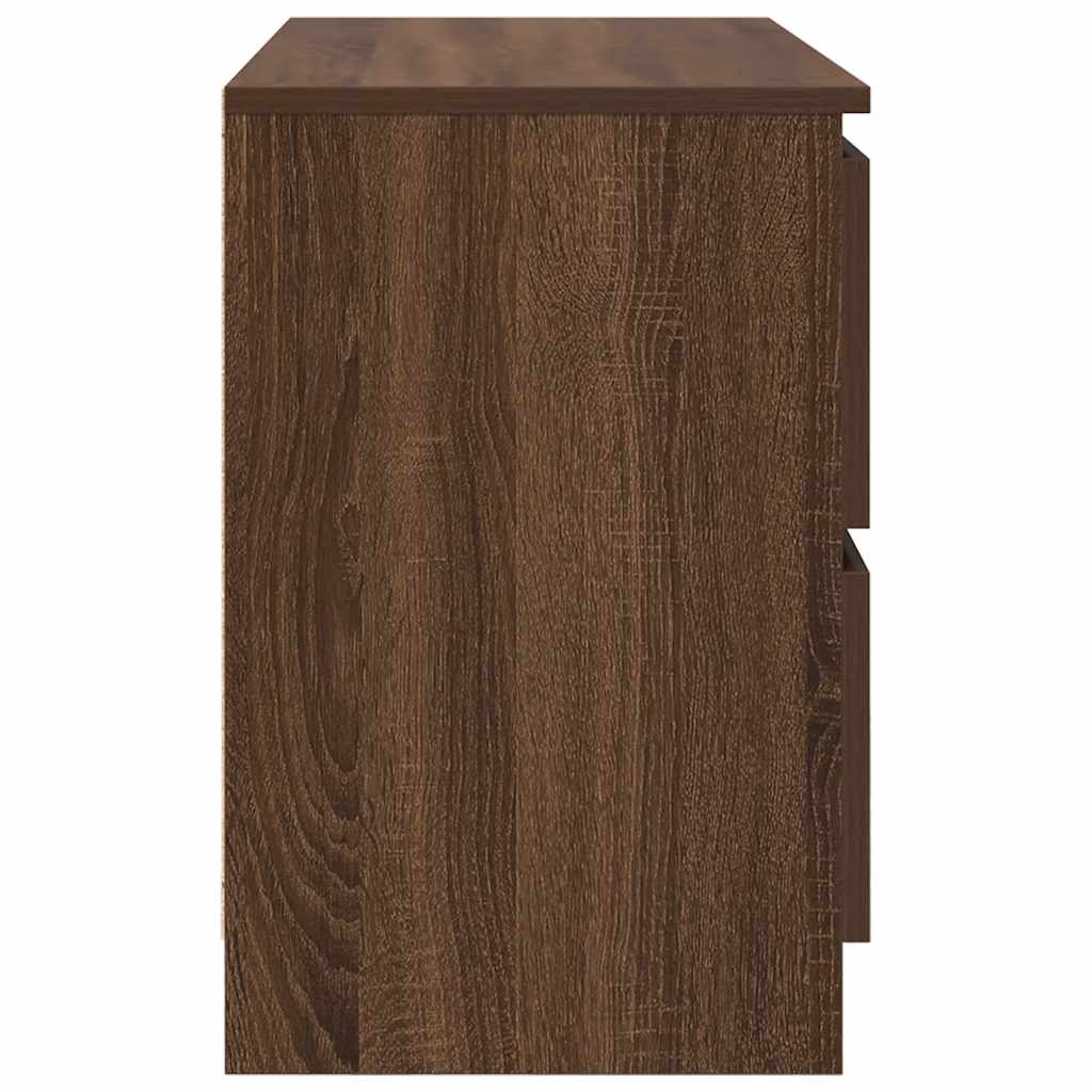 Dulap TV Stejar maro 80x35x54 cm Lemn prelucrat GartenMobel Dekor