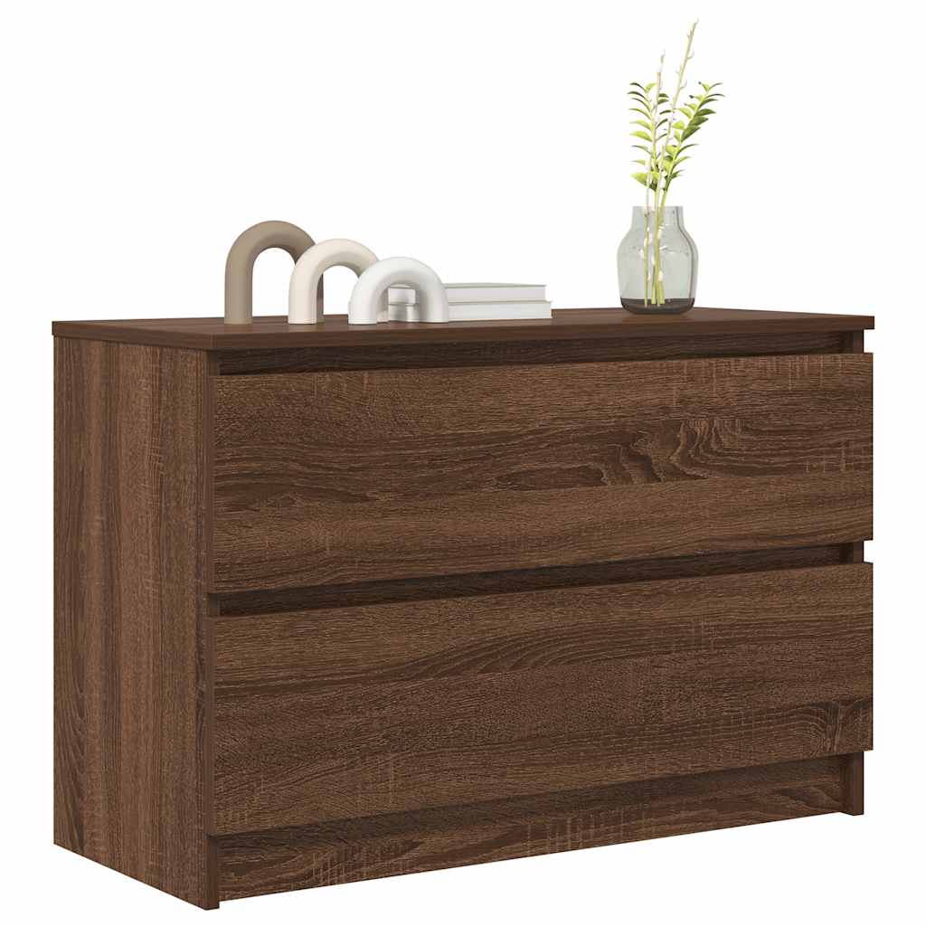 Dulap TV Stejar maro 80x35x54 cm Lemn prelucrat GartenMobel Dekor