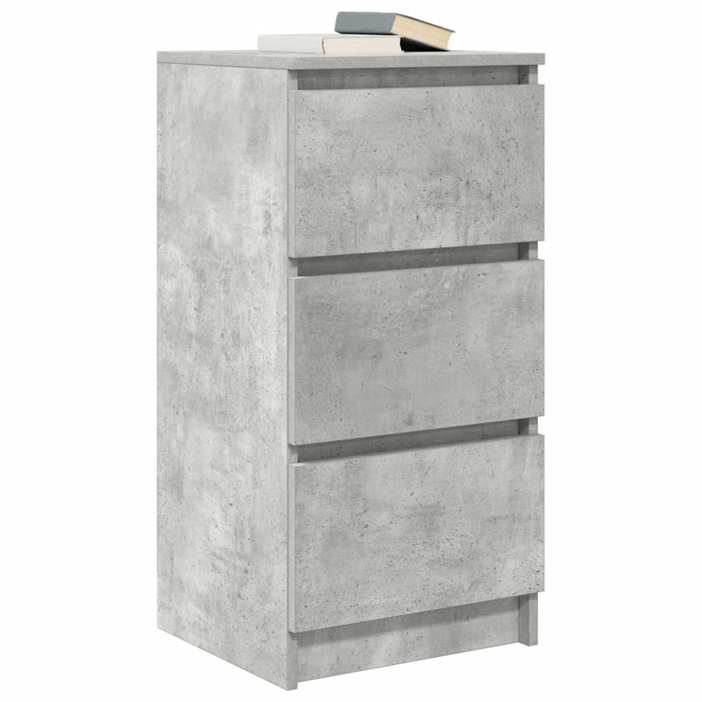 Bufetă Gri Beton 37,5x35x76 cm Lemn prelucrat GartenMobel Dekor