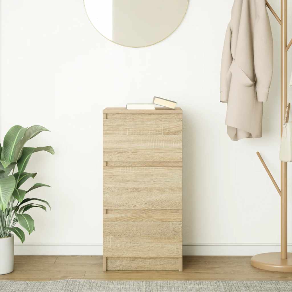 Bufetă Stejar Sonoma 37,5x35x76 cm Lemn prelucrat GartenMobel Dekor