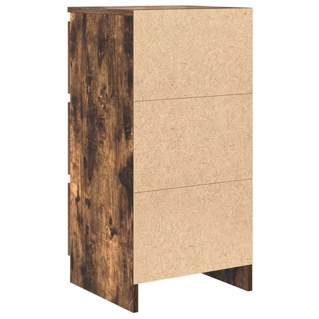 Bufetă Stejar afumat 37,5x35x76 cm Lemn prelucrat GartenMobel Dekor