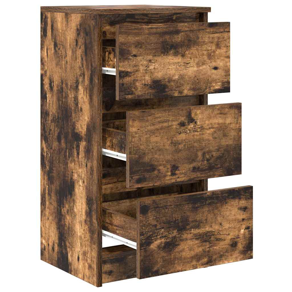 Bufetă Stejar afumat 37,5x35x76 cm Lemn prelucrat GartenMobel Dekor