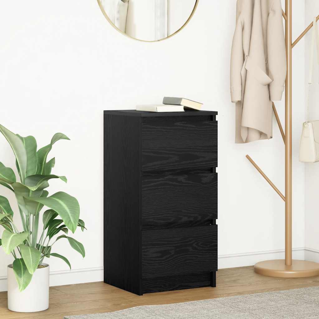 Bufetă Stejar negru 37,5x35x76 cm Lemn prelucrat GartenMobel Dekor
