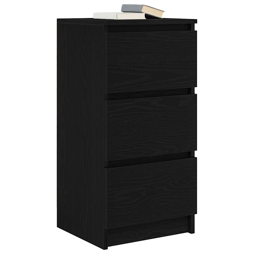 Bufetă Stejar negru 37,5x35x76 cm Lemn prelucrat GartenMobel Dekor