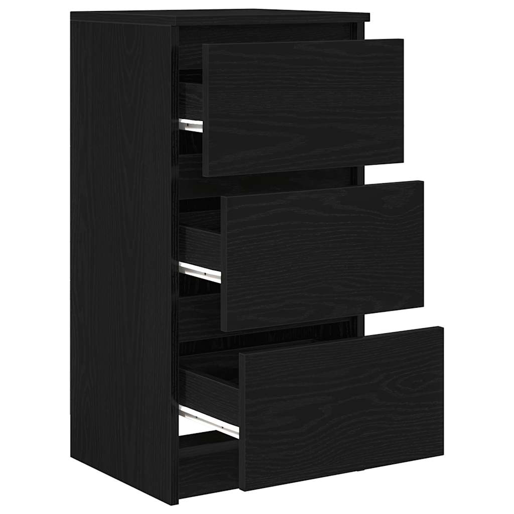 Bufetă Stejar negru 37,5x35x76 cm Lemn prelucrat GartenMobel Dekor