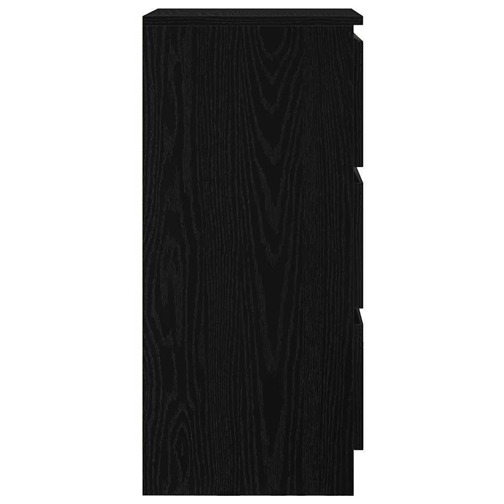 Bufetă Stejar negru 37,5x35x76 cm Lemn prelucrat GartenMobel Dekor
