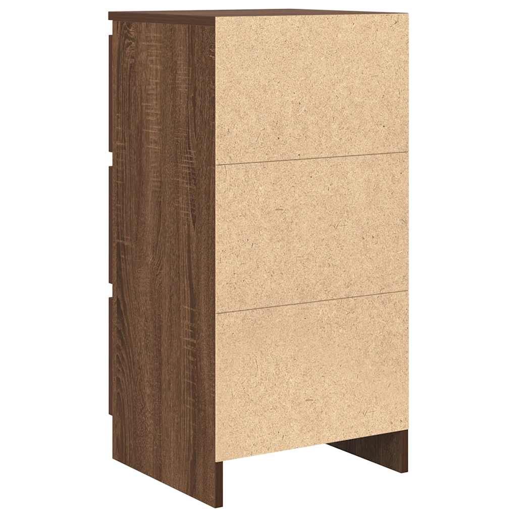 Bufetă Stejar maro 37,5x35x76 cm Lemn prelucrat GartenMobel Dekor
