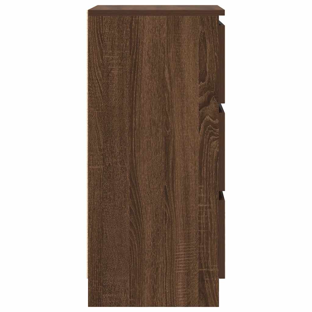 Bufetă Stejar maro 37,5x35x76 cm Lemn prelucrat GartenMobel Dekor