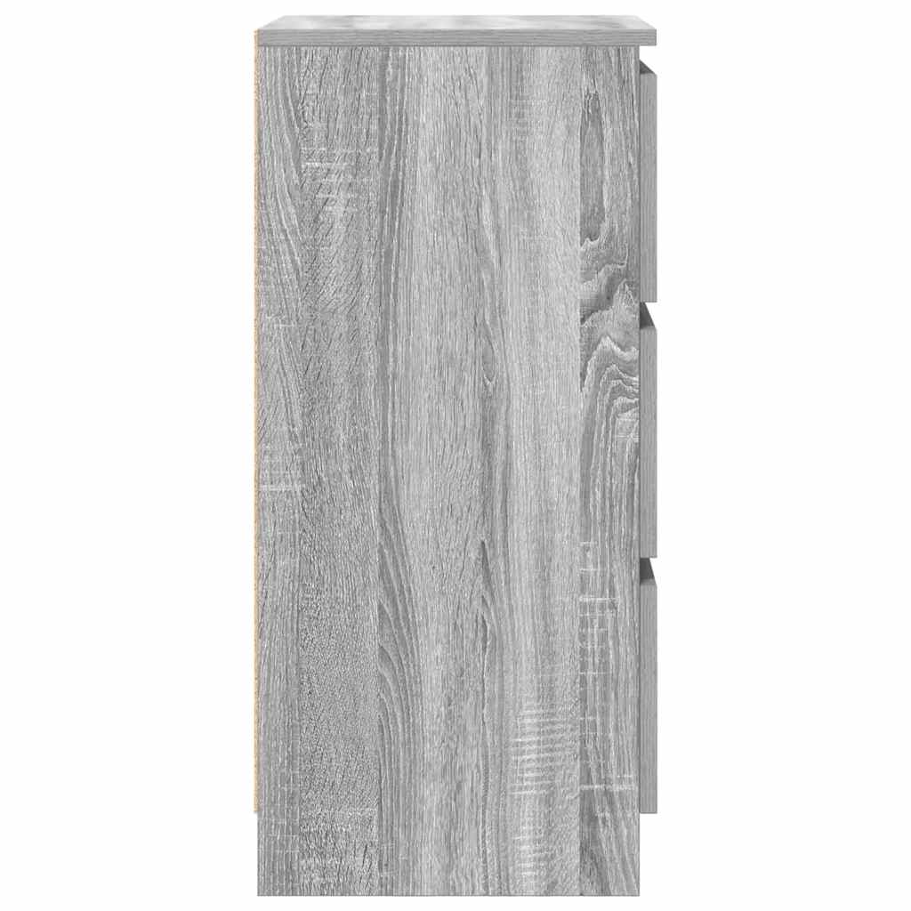 Bufetă gri Sonoma 37,5x35x76 cm Lemn prelucrat GartenMobel Dekor