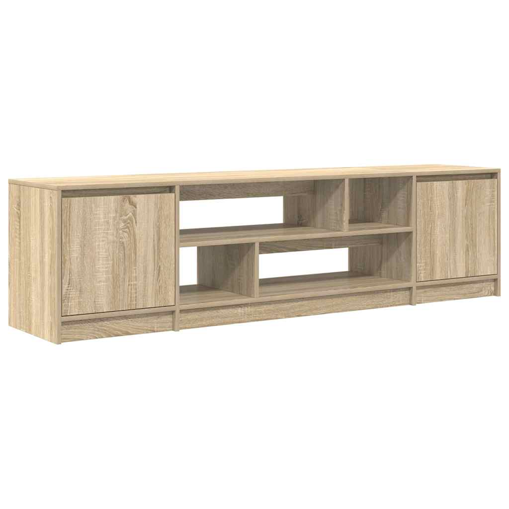 Comodă TV, stejar sonoma, 188,5x41x50 cm, lemn compozit GartenMobel Dekor