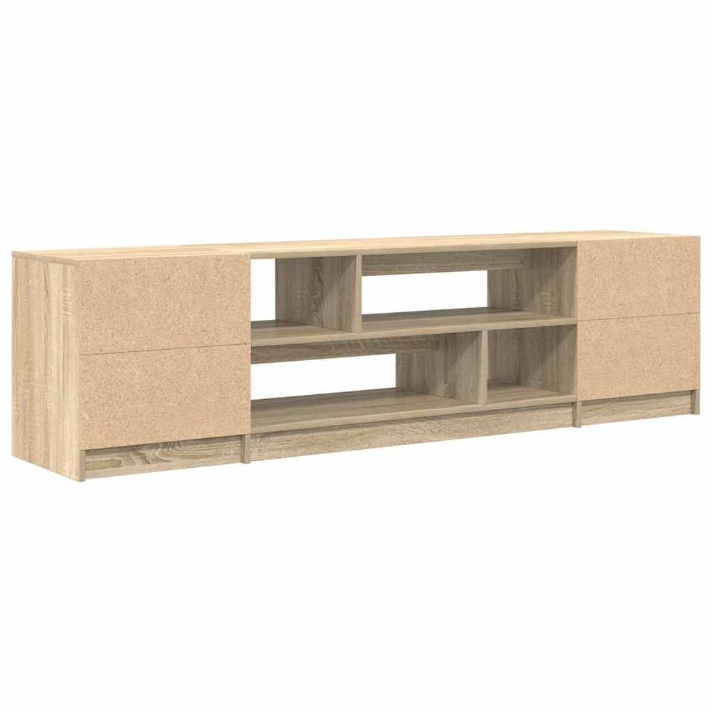 Comodă TV, stejar sonoma, 188,5x41x50 cm, lemn compozit GartenMobel Dekor