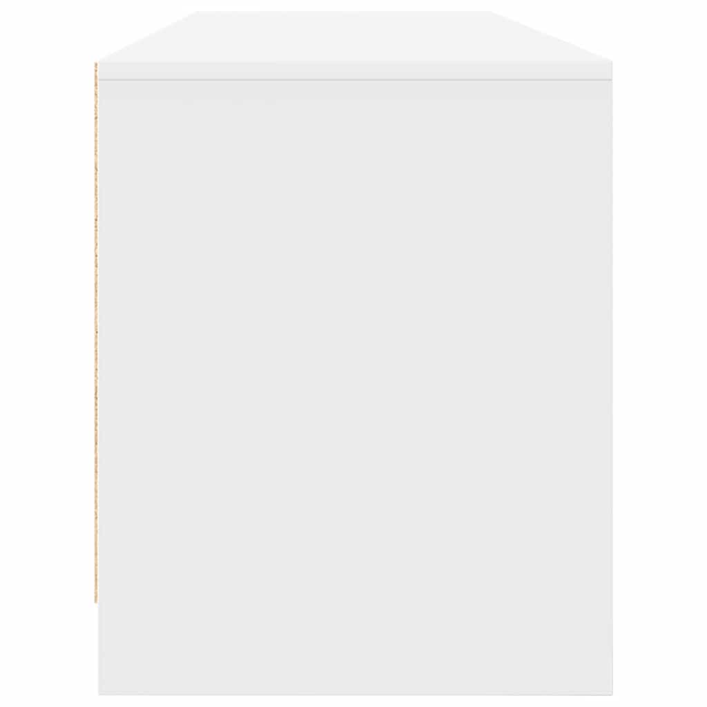 Dulap TV alb 188,5x41x50 cm lemn prelucrat GartenMobel Dekor