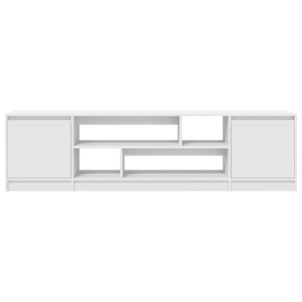 Dulap TV alb 188,5x41x50 cm lemn prelucrat GartenMobel Dekor