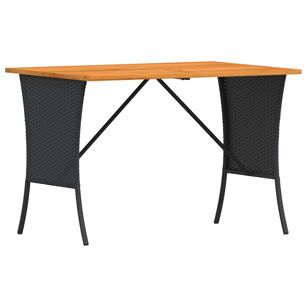 Set mobilier de grădină cu perne, 3 piese, negru, poliratan GartenMobel Dekor