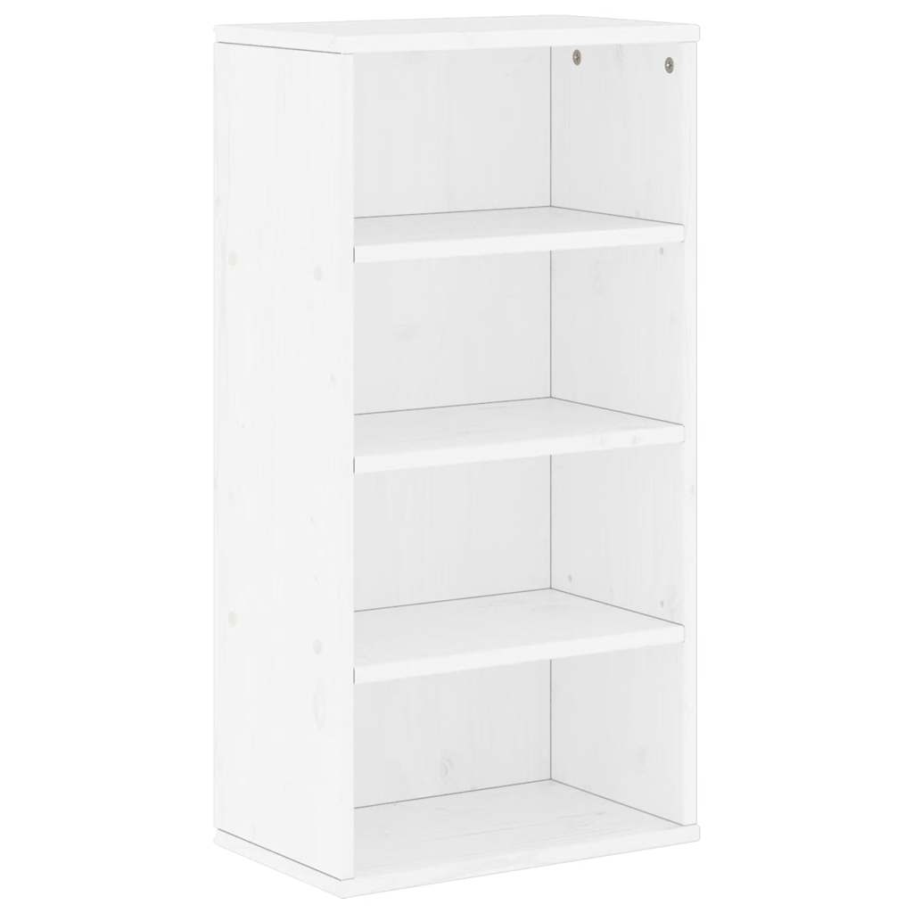 Unități TV 5 piese cu depozitare ODDA din lemn masiv de pin alb GartenMobel Dekor