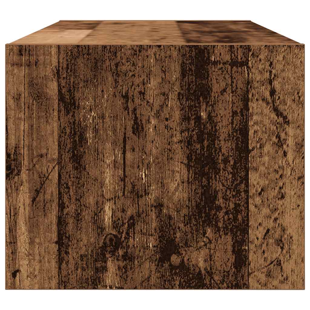 Dulap TV Lemn vechi 80x31x25,5 cm Lemn prelucrat GartenMobel Dekor
