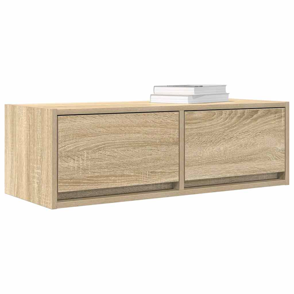 Dulap TV Stejar Sonoma 80x31x25,5 cm Lemn prelucrat GartenMobel Dekor