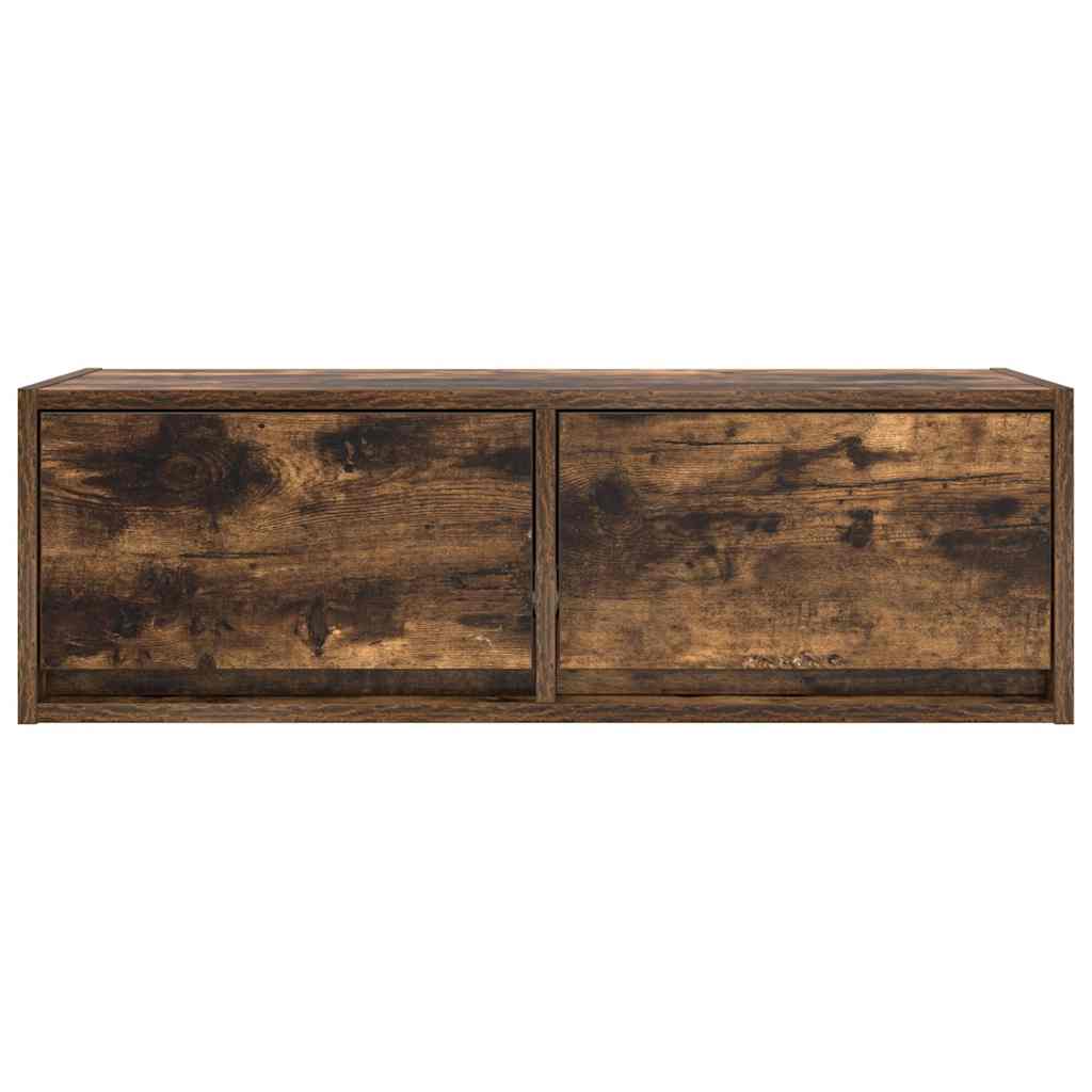 Dulap TV stejar afumat 80x31x25,5 cm din lemn de prelucrare GartenMobel Dekor