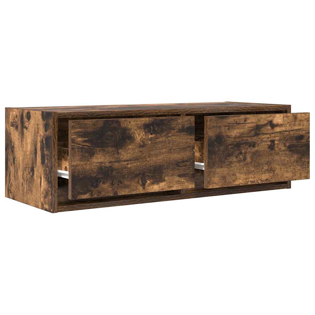Dulap TV stejar afumat 80x31x25,5 cm din lemn de prelucrare GartenMobel Dekor