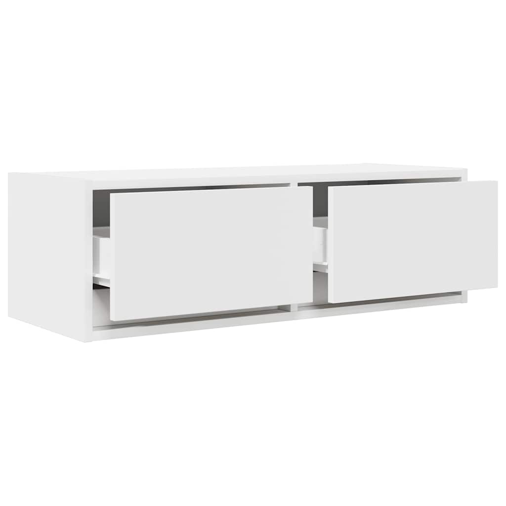 Dulapuri TV 2 buc Alb 80x31x25,5 cm Lemn prelucrat GartenMobel Dekor