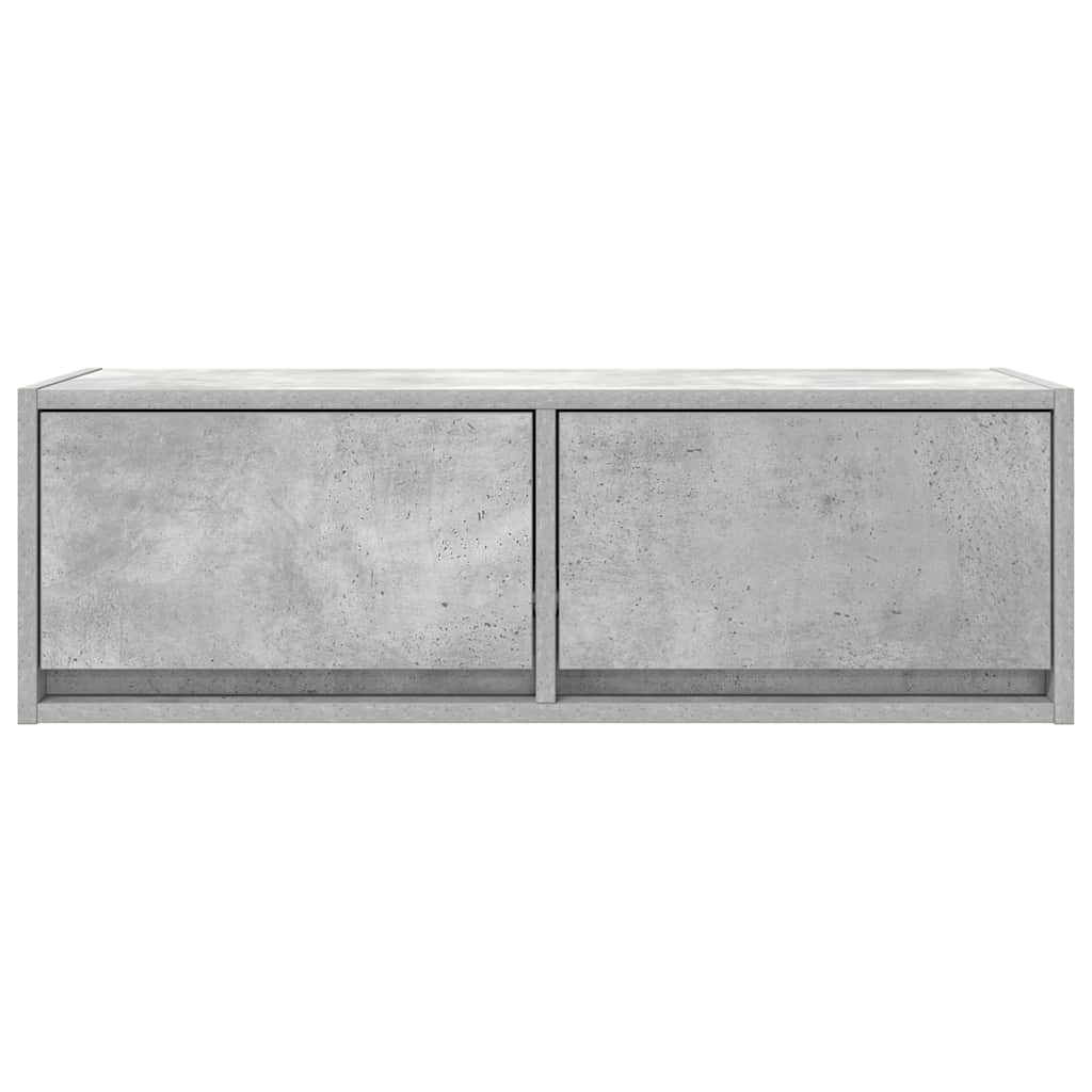 Dulapuri TV 2 buc Beton Gri 80x31x25,5 cm Lemn prelucrat GartenMobel Dekor