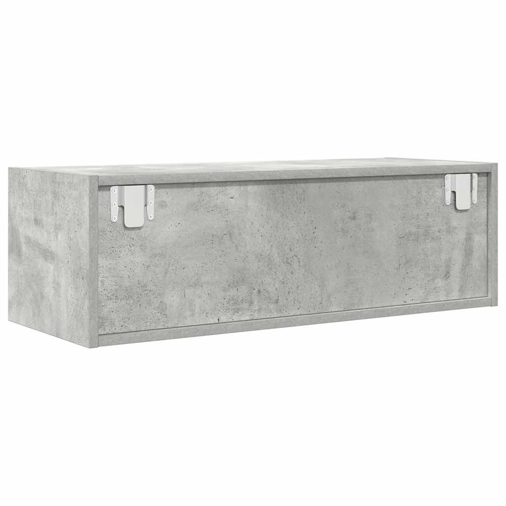 Dulapuri TV 2 buc Beton Gri 80x31x25,5 cm Lemn prelucrat GartenMobel Dekor