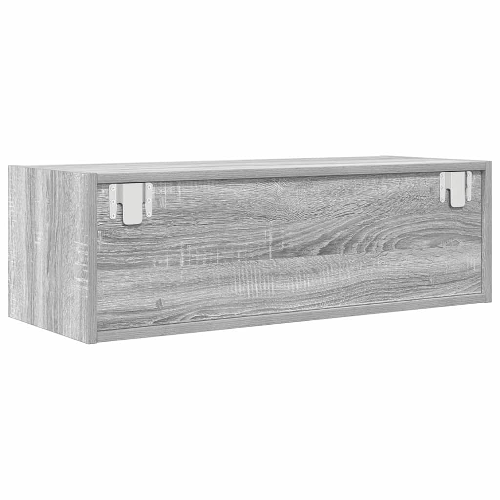 Dulapuri TV 2 buc Gri Sonoma 80x31x25,5 cm Lemn prelucrat GartenMobel Dekor