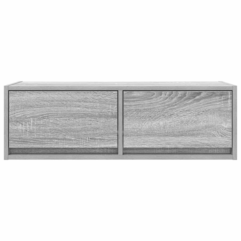 Dulapuri TV 2 buc Gri Sonoma 80x31x25,5 cm Lemn prelucrat GartenMobel Dekor